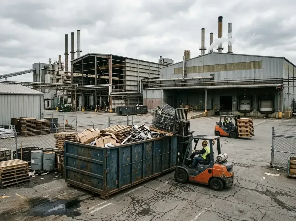 industrial-factory-scrap-conta-003 — frequently asked questions, Cheap Roll-off Dumpster Rentals in Del City, OK